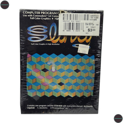 Slinky Commodore 64 C64 Spiel Big Box SEALED NEW Cosmi  1983