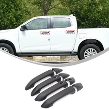 ABS Matte Black Side Door Handle Cover For Mazda BT-50 Isuzu D-MAX 2021-2025