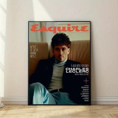 Charles Leclerc on the cover of Esquire Poster