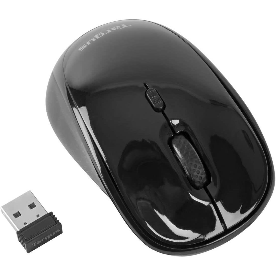 Souris sans fil Targus AMW50EU noire pour éviter les câbles encombrants sur PC