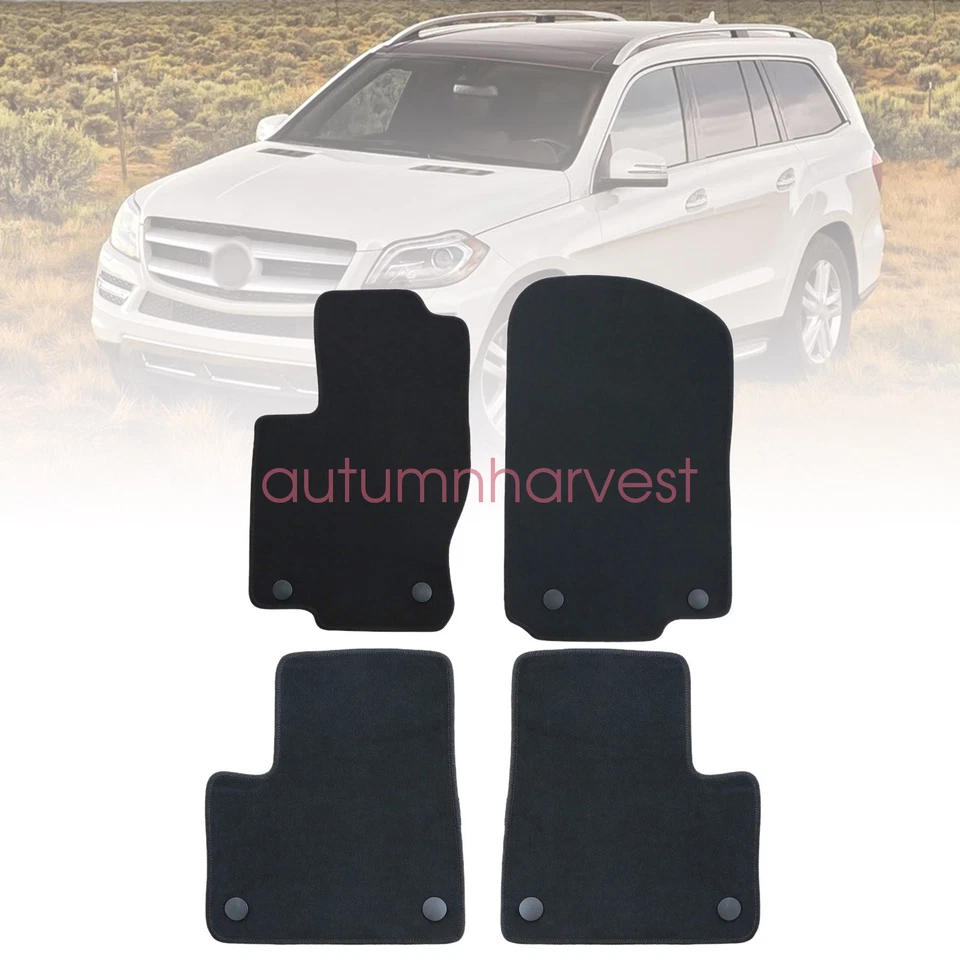 Alfombrillas de terciopelo para Mercedes-Benz ML 2012 2013 2014 2015 2016 2017 2018 2019 Foto 2 de 4