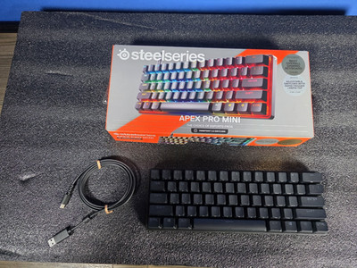 Steelseries Apex Pro Mini Gaming Keyboard Adjustable OmniPoint 3.0 Switches RGB