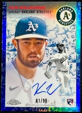 2023 Topps Chrome - Ken Waldichuk #CPA-KW Toile And Blue Cream Auto /99 (AU,RC)