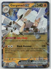 Pokemon Garganacl ex 89/142 Stellar Crown Double Rare Holo NM