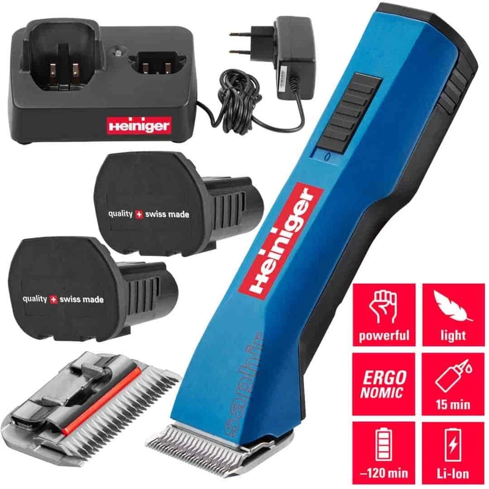 Cortapelos Heiniger Saphir inalámbrica + cuchilla nº 10 + 2 baterías - Imagen 4 de 4