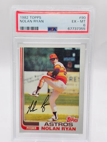 1982 Topps Nolan Ryan PSA 6 Houston Astros