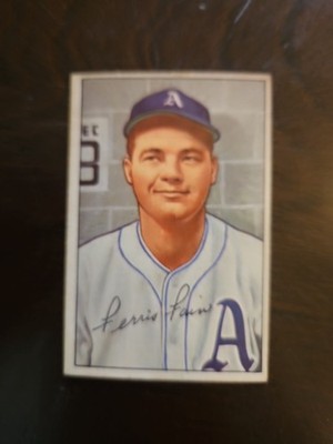 Ferris Fain Vintage - 1952 Bowman - #154 - Philadelphia Athletics EX No Creases 