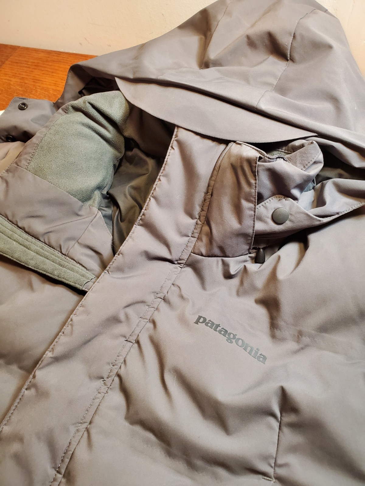 Patagonia Men's Jackson Glacier Parka Jacket Sz Mens Medium Grey image 5