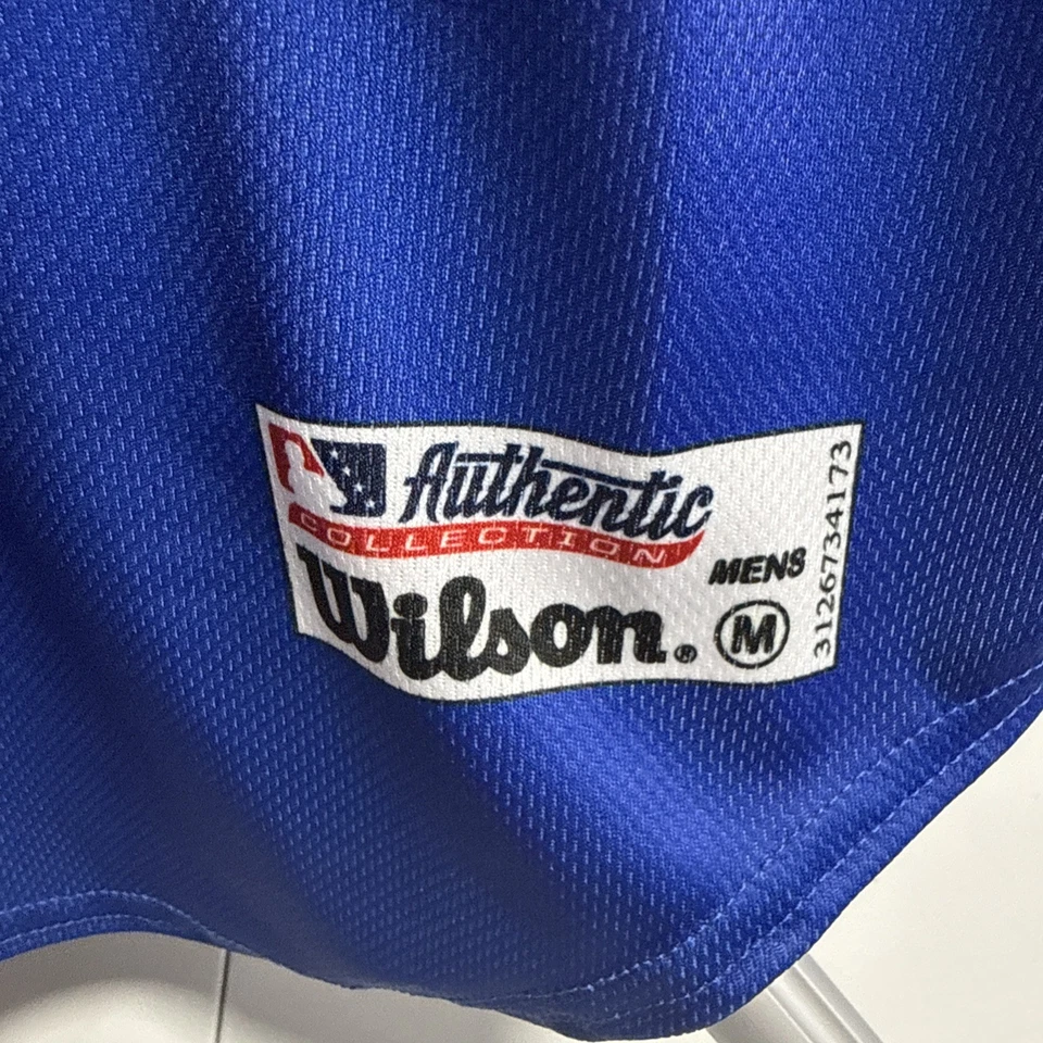 Men’s Akron Rubber Ducks Minor League Baseball Jersey Sz M White/Blue/Yellow - Image 3 of 4