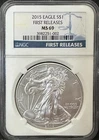 2015 Silver American Eagle 1oz Coin NGC MS-69 First Releases