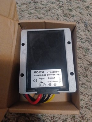 VOITA 480W DC-DC Converter 24V to 48V 10A Step-Up Voltage Regulator VT-DD244810