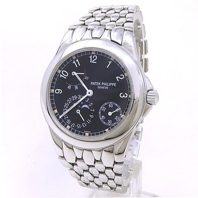 Patek Philippe Neptune Stainless Steel Automatic Black Men's Watch 5085/1A-001