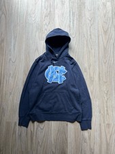Vintage Nike centre swoosh Carolina Tar Heels navy blue hoodie mens Large