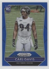 2015 Panini Prizm Rookies Blue Prizm Carl Davis #215 n1u