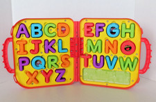 Sesame Street Elmo On The Go ABC Letters Alphabet w/ Carrying Case Pre School