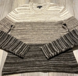 James Perse Los Angeles Wool Blend Women’s Luxury Sweater Ombré Colorway 1 Small