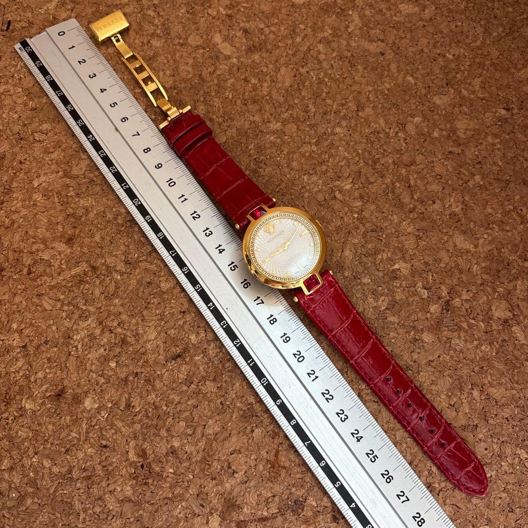 Versace Dress Watch Timepiece Mens 35mm Case Stainless Band Vintage Limited thumbnail 4