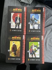 Battle Royale Ultimate Edition Vol 1,2,3,5  English Manga By Koushun Takami