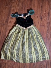 Authentic DISNEY PARKS World Frozen Princess ANNA Dress COSTUME 7-8