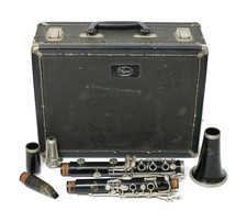 Vintage Made In West Germany Made Evette Clarinet With Hard Carry Case