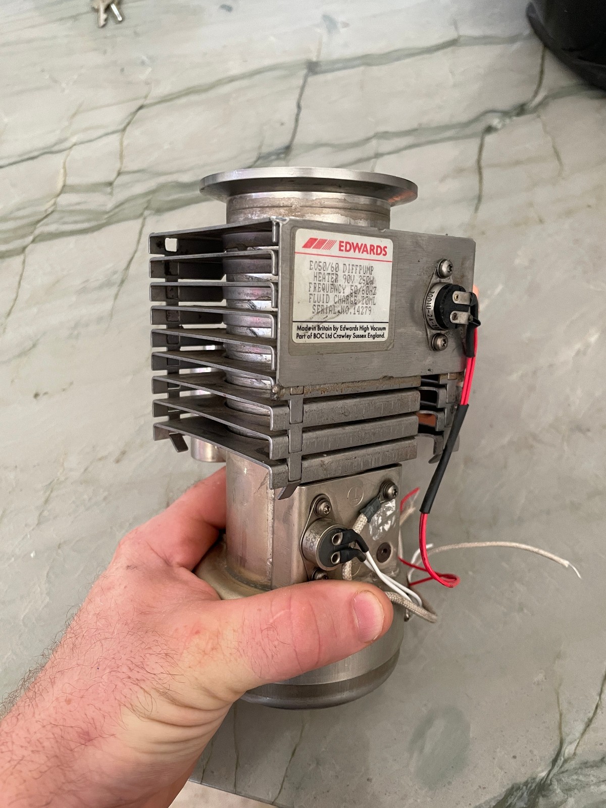 Edwards EO50/60 Diffusion Pump