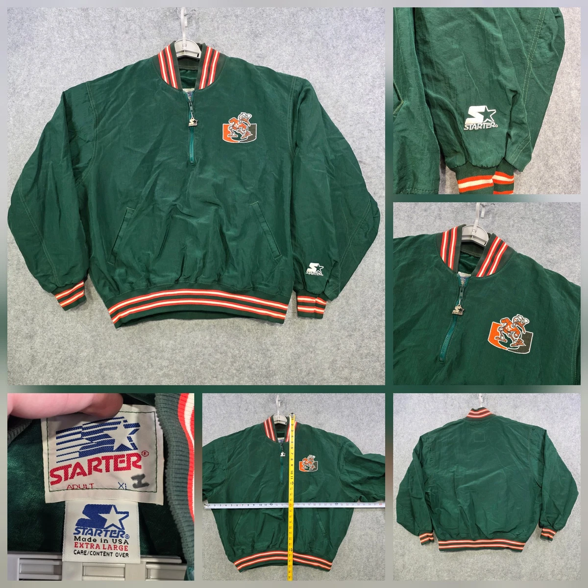 Starter Miami Hurricanes Sports Fan Jackets for sale | eBay