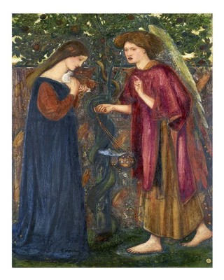 Präraffaelitischer Engel Wandkunst Zeitlose Eleganz Pre-Raphaelite Vin