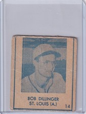 1948 R346 Blue Tint #14 Bob Dillinger St Louis Browns