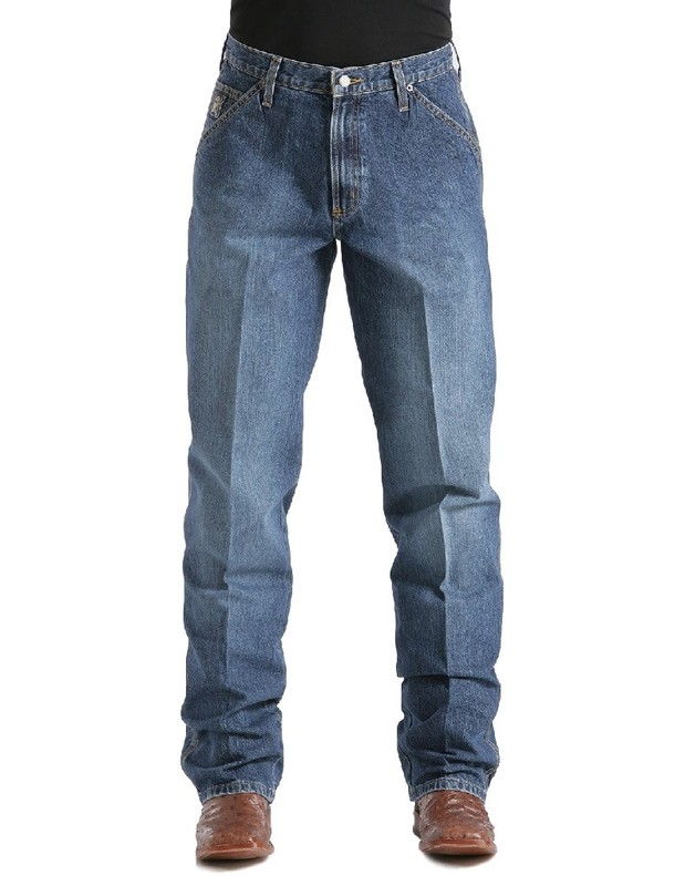 Cinch Western Denim Jeans Mens Blue Label Relax 44 x 38 Med MB90434002 CLEARANCE