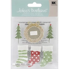 Jolees SPJC028 Jolee's Boutique Dimensional Stickers-Seasons Greetings (3Pk)
