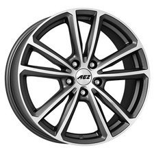 AEZ Felgen Tioga titan 8.0Jx19 ET30 5x112 für Audi A4 A5 A6 A7 A8 Q5 Alufelgen