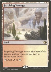 Inspiring Vantage OTJ #269 Rare Land