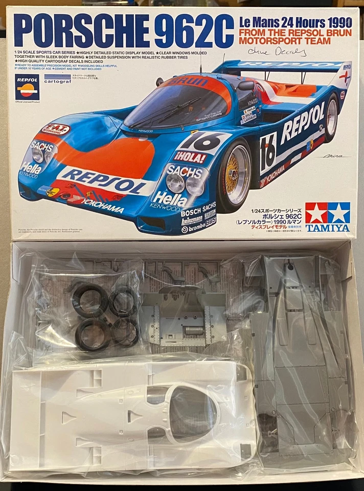 TAMIYA 1/24 - Ref: 24313 - PORSCHE 962C - REPSOL BRUN TEAM - 24H LE MANS 1990 - Immagine 2 di 4