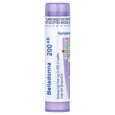 Belladonna, 200CK, Fever Relief, Approx 80 Pellets