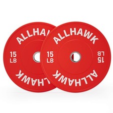 Colored Olympic Weight Plates 2-inch Rubber Bumper Plate Set