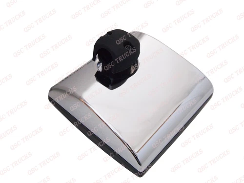 QSC Chrome Hood Mirror for International Prostar DuraStar TranStar WorkStar Left