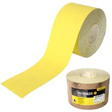 Schleifpapier Rolle 50m INDASA Rhynalox Yellow Handschleifpapier Schleifmittel