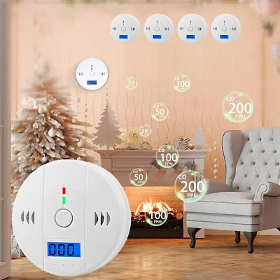 ABUS Rilevatore di monossido di carbonio rilevatore di CO rilevatore di gas rilevatore display LCD sensore