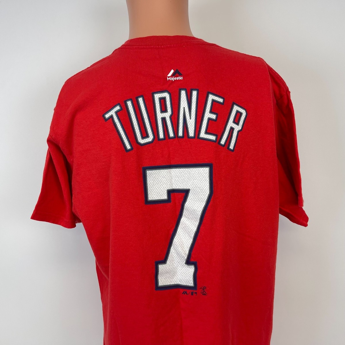 Trea Turner Washington Nationals Navy Jersey Majestic Trea