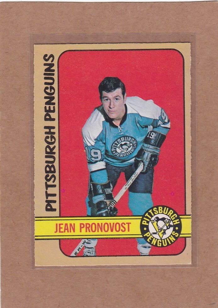 1972-73 O PEE CHEE HOCKEY JEAN PRONOVOST #64 PENGUINS EXMT *A29873
