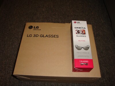 Case Lot of 10 Pairs LG Cinema 3D Glasses (AG-F310) for LG Cinema 3D in Case