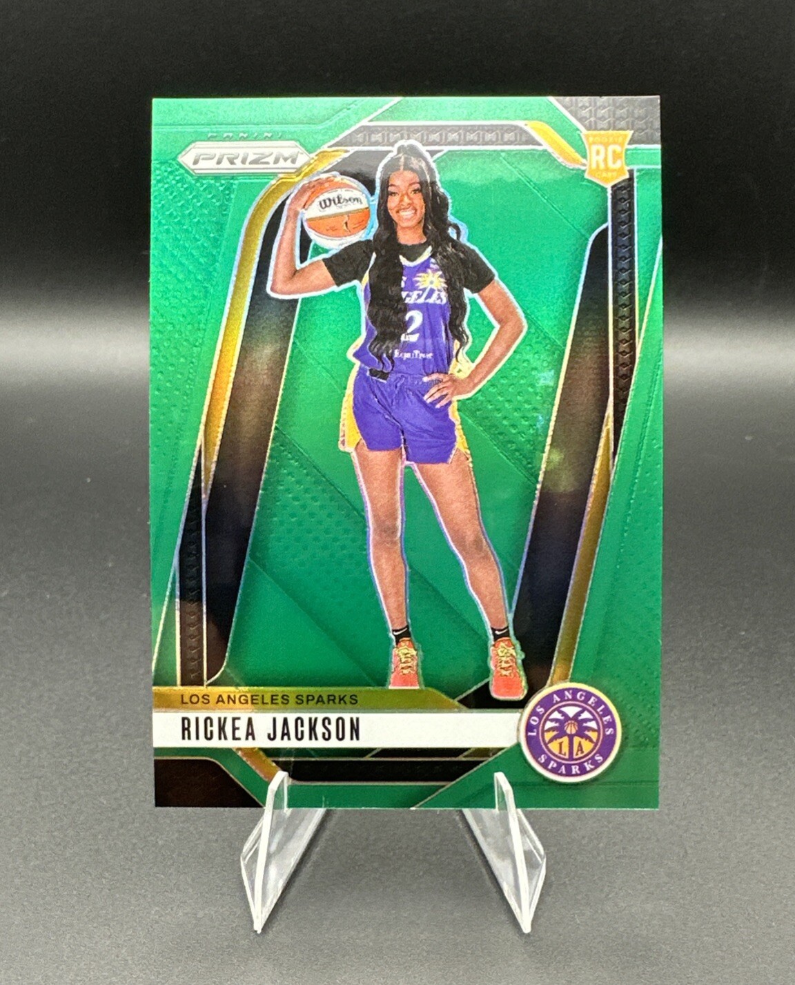2024 Panini Prizm WNBA - Rickea Jackson #144 Green Prizm (RC)