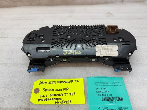 20 JEEP WRANGLER JL MÉTRICO 7" TFT VELOCÍMETRO CALIBRE CLÚSTER 68442278AC 18-23 - Imagen 7 de 12