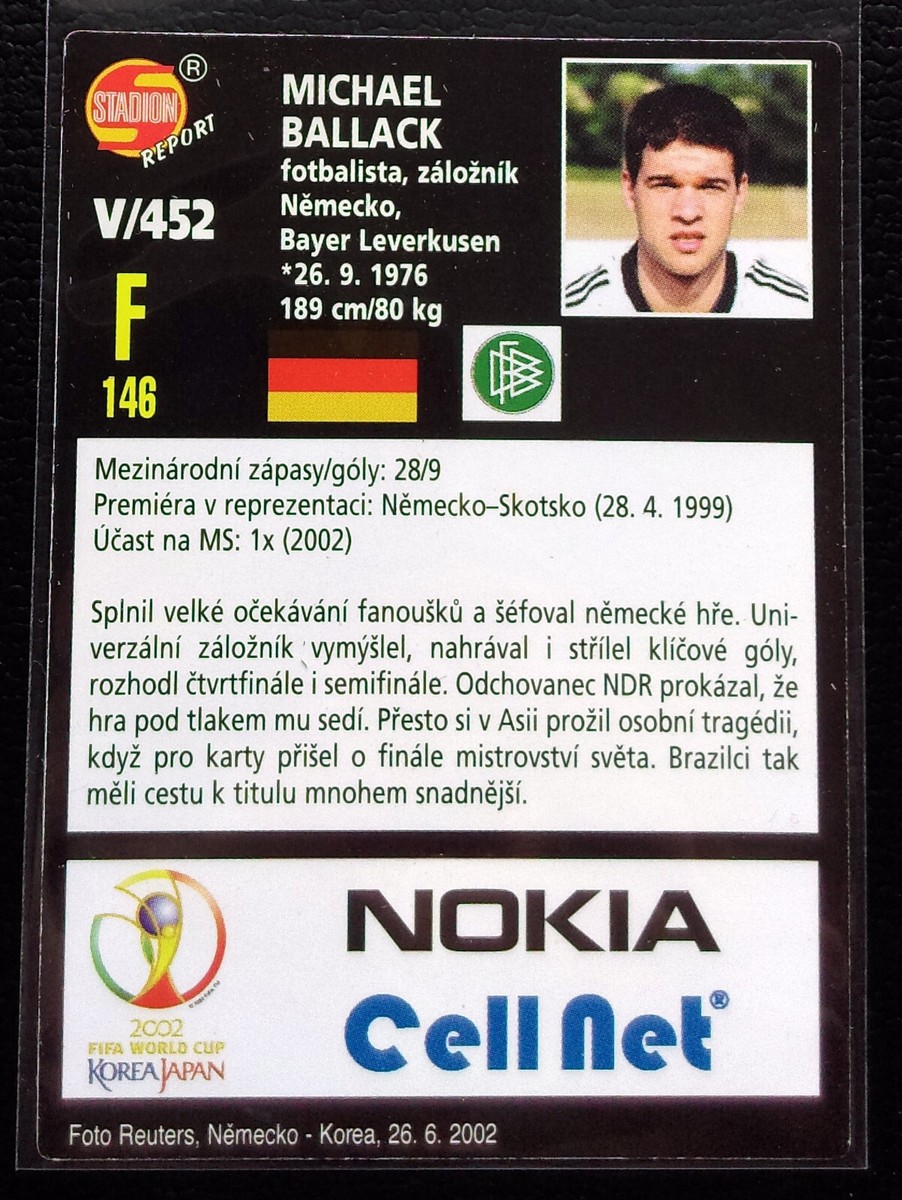 シングルカード Panini Select Michael Ballack auto Michael