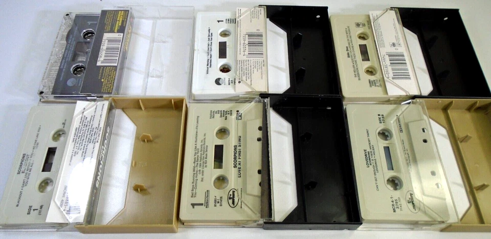 Vtg Heavy Metal Cassette Tapes Lot 6pc Scorpions Dokken Judas Priest 70s 80s - Image 2 of 4