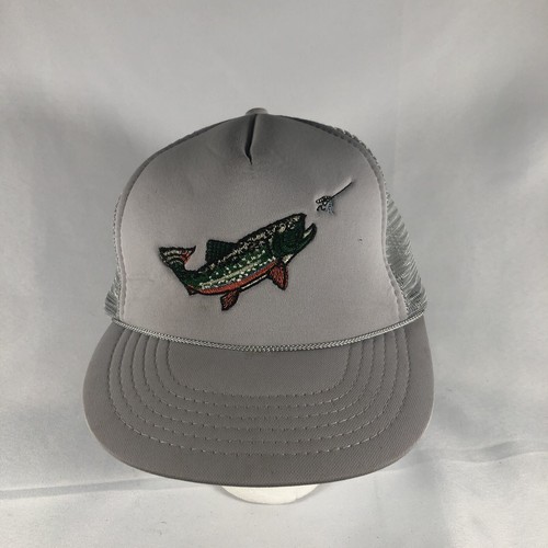 Vintage Trucker Hat Fish Fishing 