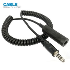U-92A/U FOR U-174/U Bowman Headset Extension Cable Military Helicopter Headset 