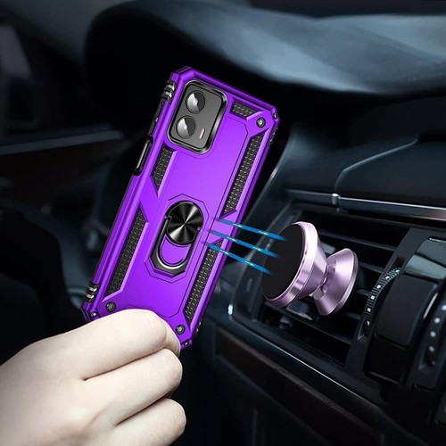 For Motorola Moto G Power 5G 2024 Ring Case Magnetic Metal Stand +Tempered Glass - Picture 27 of 37
