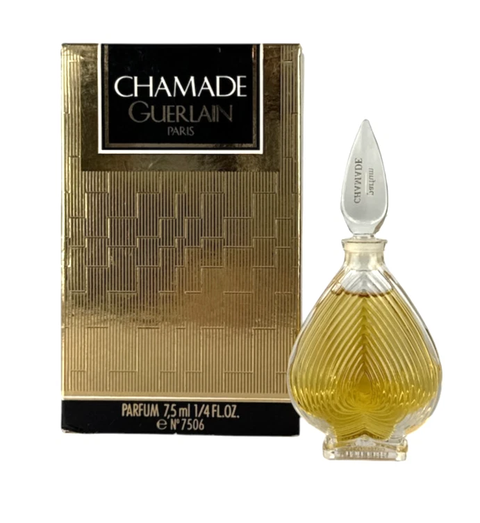 (2666,53EUR/100ML) VINTAGE GUERLAIN CHAMADE 7,5ML REINES PURE PARFUM EXTRAIT NEU