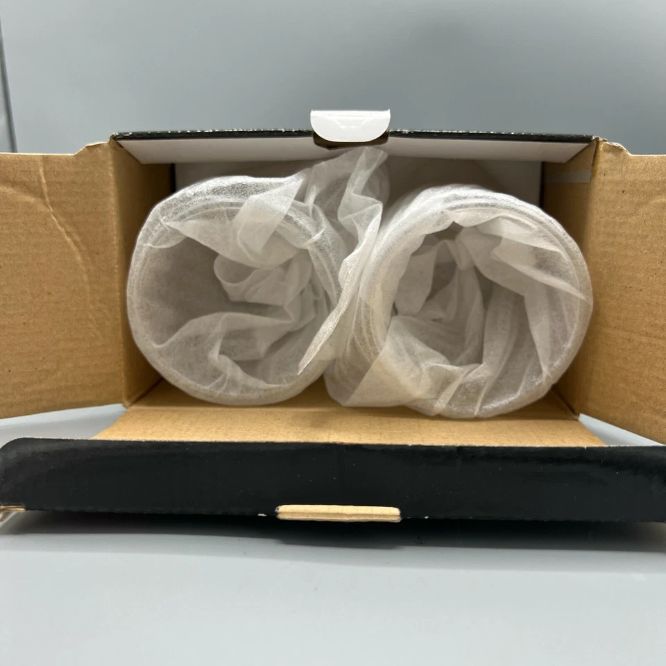 Juego de 2 tazas de bistró de vidrio borosilicato de 12 onzas aisladas de doble pared Oggi Foto 2 de 3